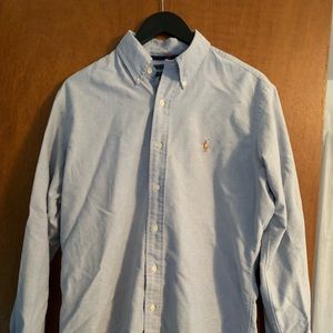 Men’s Polo Oxford Button Up Shirt